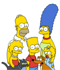 embroidery family simpsons