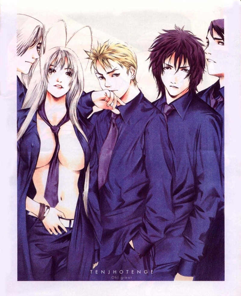 Tenjou Tenge, vol 15 cover  Manga artist, Character art