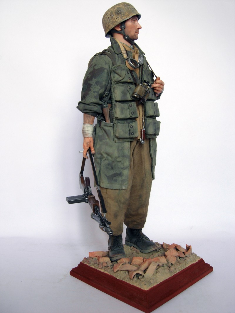 1:6[国外兵人佳作欣赏]超棒作品-二战德军伞兵,卡西诺 1944