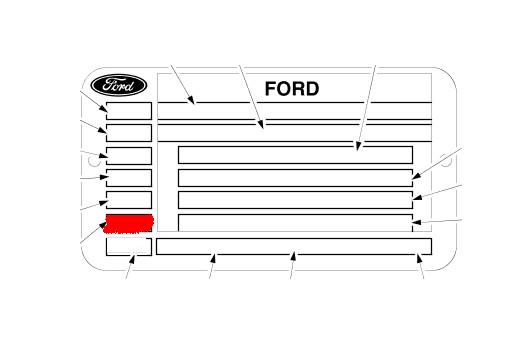 Reference peinture ford #3